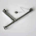Aifol Luxury Brass Chrome Double Bathtub Push Down Pop Up Waste Stopper baby bathtub Drainer