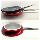cook ware cookware set metallic out coating aluminum ceramic fry pan