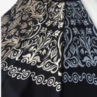 islamic muslim 100% polyester nida abaya printed fabric with abaya