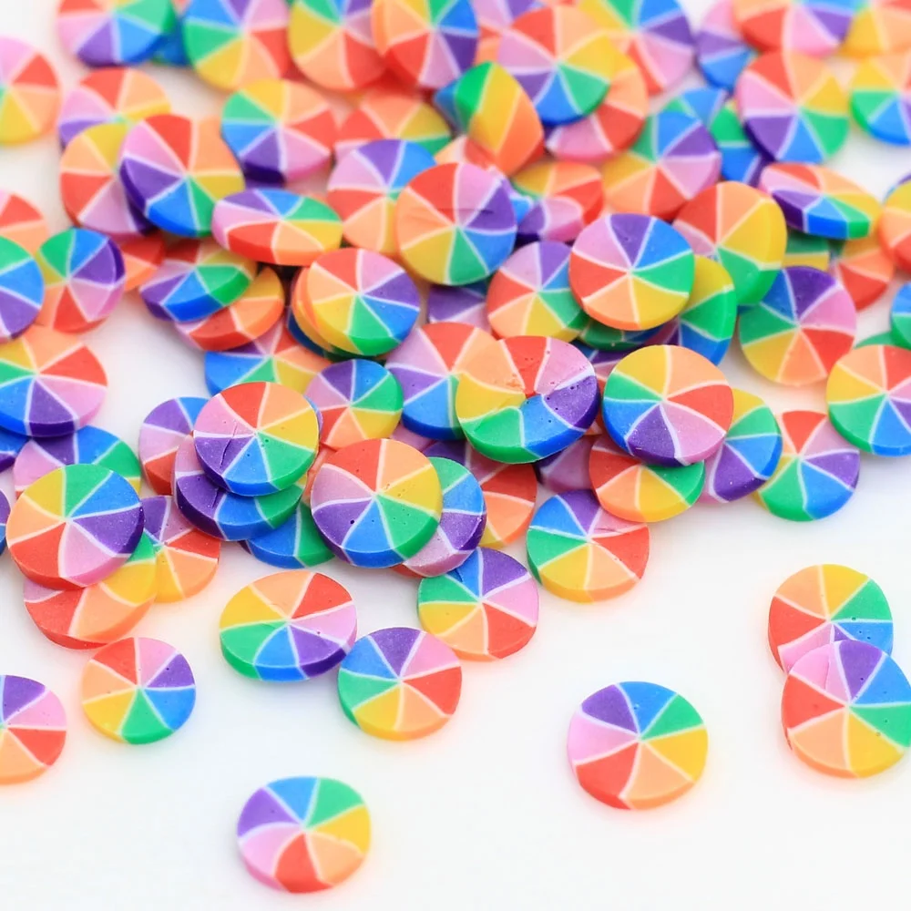 Cute Rainbow Dot Polymers Clay Sprinkles For Slime Toy Nail Art Slice, Same as photo
Cute Rainbow Dot Polymers Clay Sprinkles For Slime Toy Nail Art Slice, Same as photo
