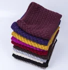 Winter Knit Scarf Thickened Wool Collar Scarves Women