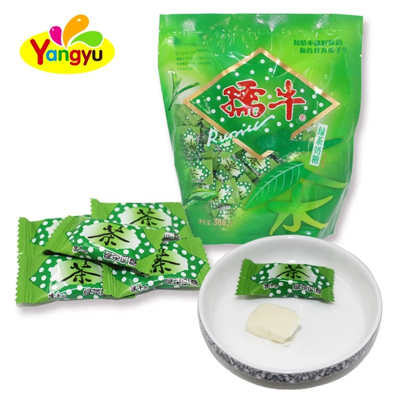 Milk Candy Series Sweet Green Tea Milk Soft Chewy Candy