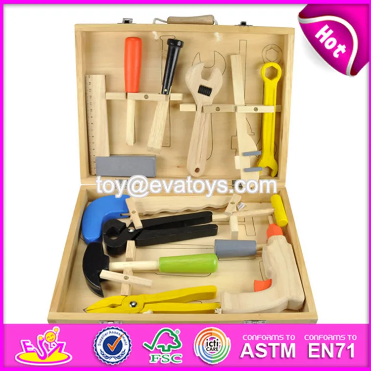 Hot Sale Preschool Toy Wooden Kids Tool Box Best Design
