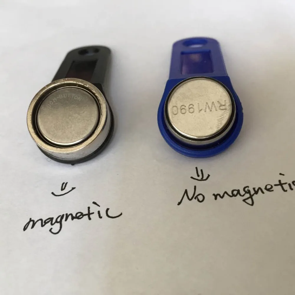 YongKaiDa electronic ibutton key TM1990A-F5 dallas ibuttons with magnetic dallas ibutton/TM card