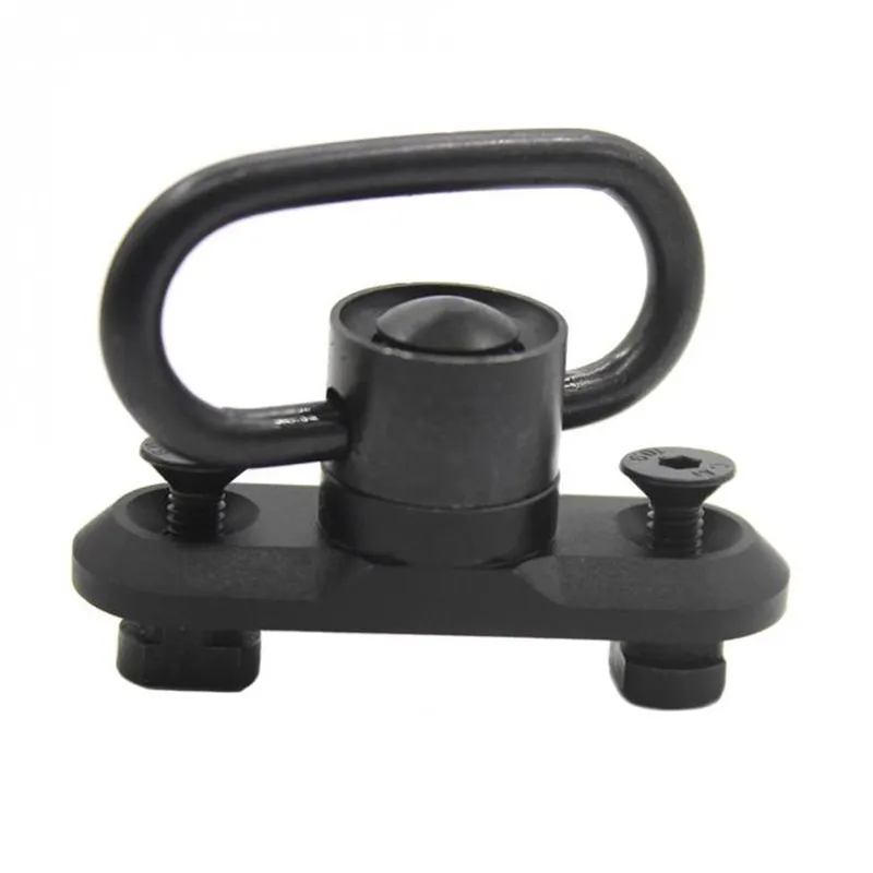 Quick Release Push Button Sling Swivel Adapter QD Sling Swivel Connecting Sling Ring, Black
Quick Release Push Button Sling Swivel Adapter QD Sling Swivel Connecting Sling Ring, Black