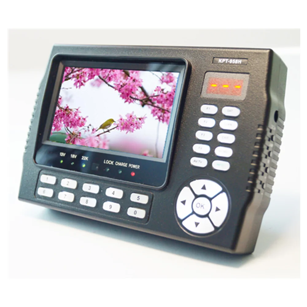 Digital satellite finder black color KPT-958H HD digital satellite finder meter
Digital satellite finder black color KPT-958H HD digital satellite finder meter
