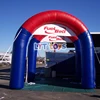 Outdoor giant advertisement hand inflatable arch building