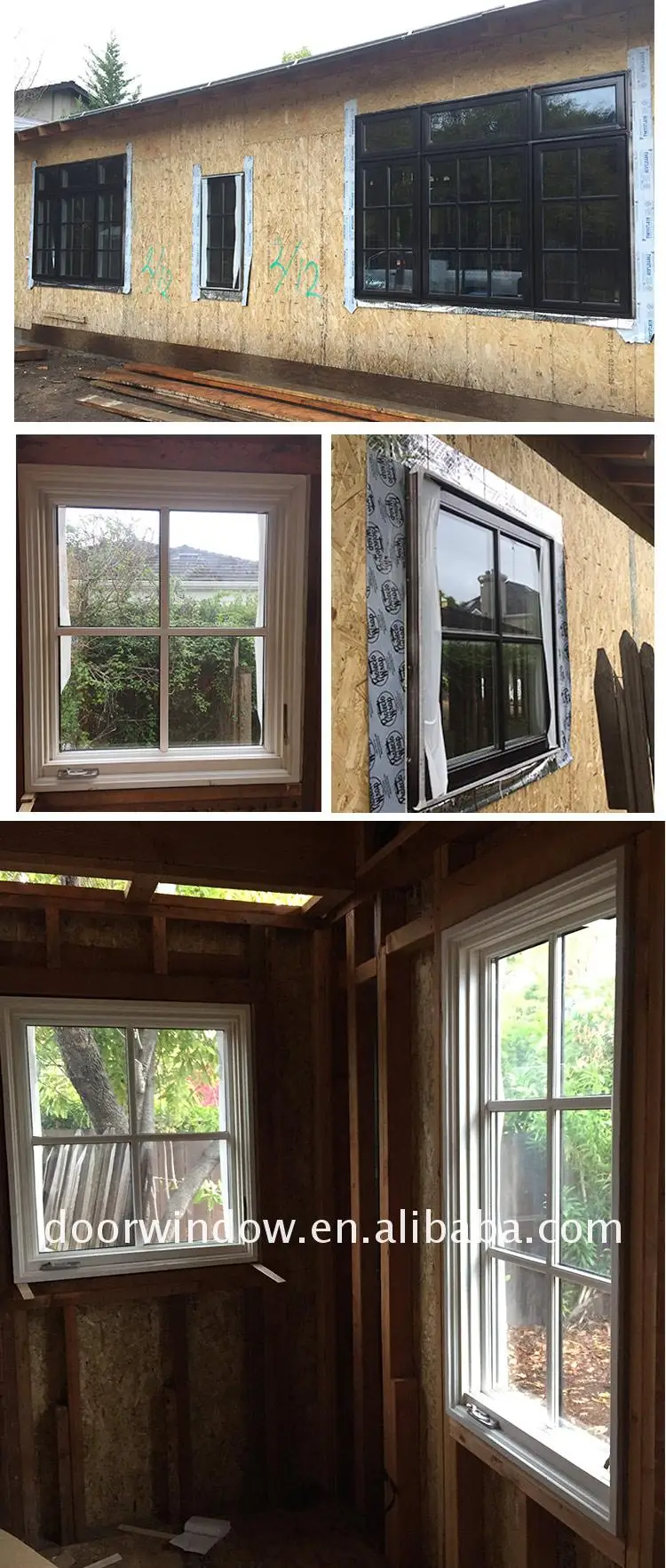 Factory direct price are upvc windows better than wood antique frame for sale white window