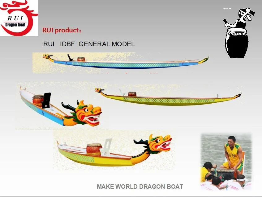 2016 idbf dragon boat race used boat from rui dragon boat