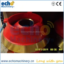 Kleemann MCO11S cone crusher spare parts concave and mantle for crushing aggregate