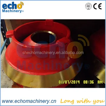 Kleemann MCO11S cone crusher spare parts concave and mantle for crushing aggregate