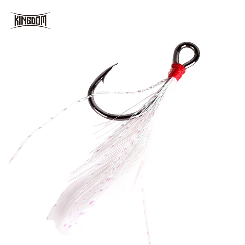 KINGDOM Model PJYG Single Hook With Feather Fishing Hooks 5 pcs/bag Fishing Accessories, Black
KINGDOM Model PJYG Single Hook With Feather Fishing Hooks 5 pcs/bag Fishing Accessories, Black