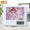 KH-CL049 KING HEIGHT Business Gift Novelty Desk Desktop Temperature Picture Table Digital Photo Frame Clock