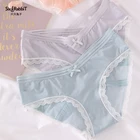 SIX RABBIT fancy women teen mature girls ladies belt decoration bow cute sexy nylon lace underwear panties