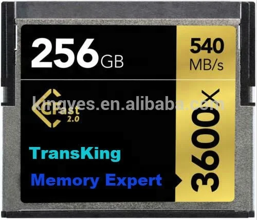 256GB Original TransKing Professional CFast 2.0 3600X 540MB/s Compact Flash Card CF Card Memory Card, Black
256GB Original TransKing Professional CFast 2.0 3600X 540MB/s Compact Flash Card CF Card Memory Card, Black