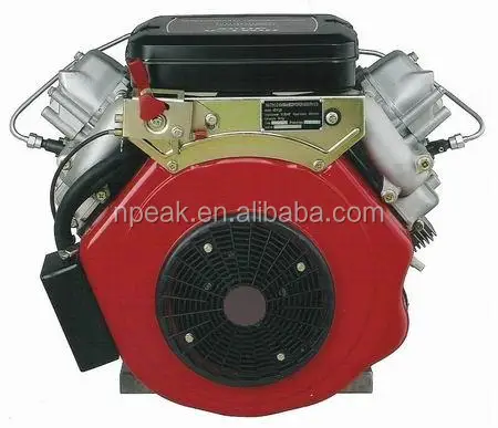Refrigerado a ar comprimido 20 hp electric twin motores diesel do cilindro da motocicleta