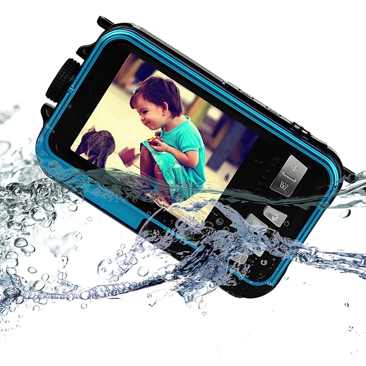 Full HD 1080P Selfie Dual Screen Video Recorder Waterproof Depth 3M Underwater Camera for Snorkeling
Full HD 1080P Selfie Dual Screen Video Recorder Waterproof Depth 3M Underwater Camera for Snorkeling