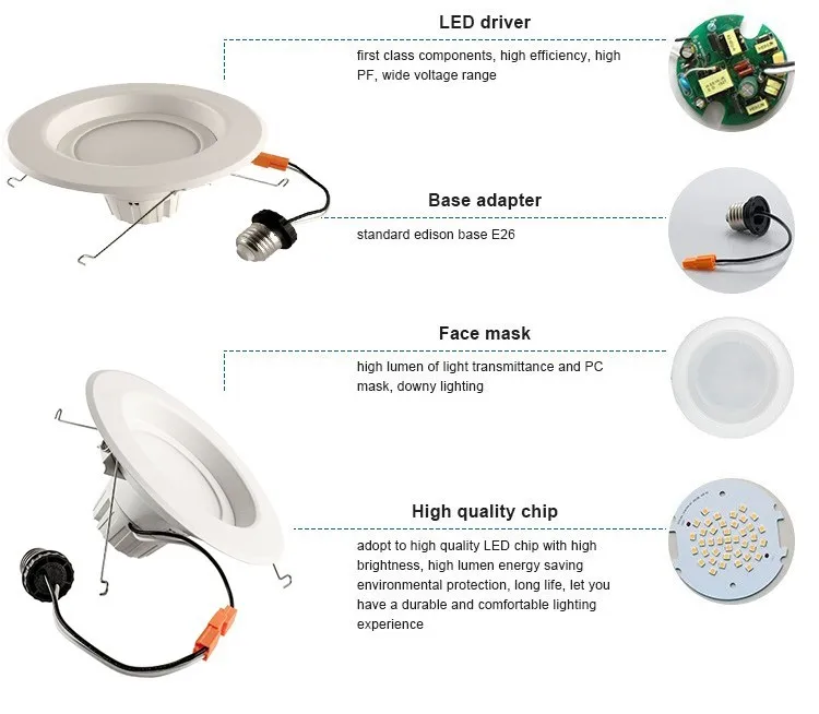 Dimmable 13W 6