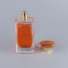 Manufacturer aluminium pump refillable square perfume bottle