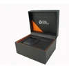 custom logo popular carbon fiber PU leather watch box single wholesale