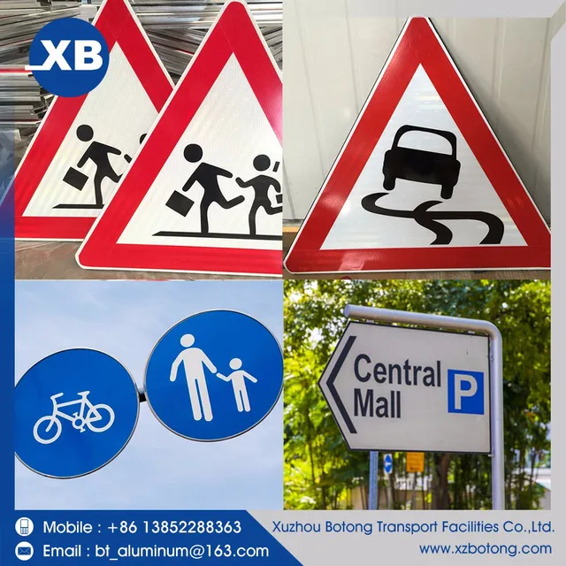 global famous chinese factory brand road safety metal sign