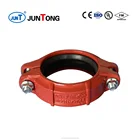 grooved pipe fitting flexible coupling with FM UL