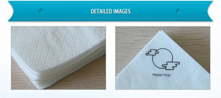 Hot Selling Eco-Friendly Custom Logo Printed Serviettes Paper Napkins