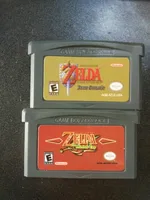 

Free DHL Shipping for The Legend of Zelda Games for GBA A Link to The Past & Four Swords Minish Cap
