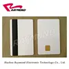 CR80 Blank PVC Smart IC Card 4428 Chip with Black HiCo Magnetic Stripe