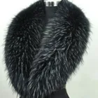 Wholesale customized real fox fur collar big fur collar coat turkey fur collar