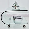 12mm curved tempered glass furniture glass table