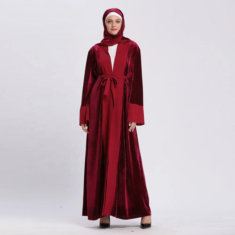 Best hot selling spring and winter jilbab abaya dress muslim ladies velvet dubai abaya, Wine red,black
Best hot selling spring and winter jilbab abaya dress muslim ladies velvet dubai abaya, Wine red,black