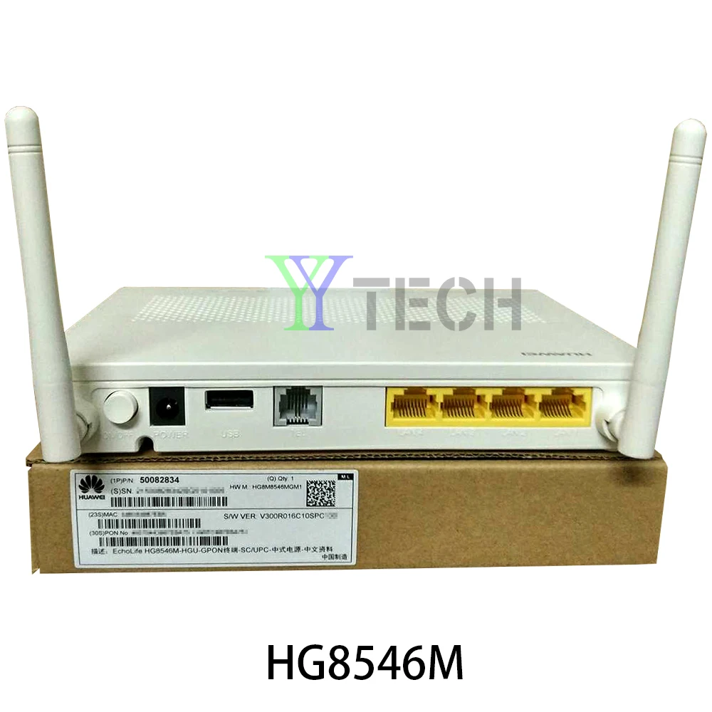 90% new router huawei gpon onu hg8546m wireless wifi ont