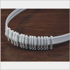 cheap prices flexible shower curtain rod curved shower rod curtain rail accessori for curtain ring