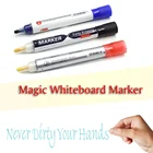 whiteboard marker pen dry erase marker for glass white board hands erase with 3 color black/blue/red