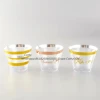 manufacturer of two fine edges 9 oz Gold Rim Disposable Plastic Cup PS Disposable Wedding Party Cocktail Cups