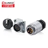 CNLINKO 4 pin metal auto electrical wire plugs and socket automotive male plug and female receptacle connector Waterproof