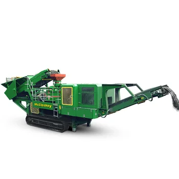 2018 Factory used mobile rock crusher, mobile cusher