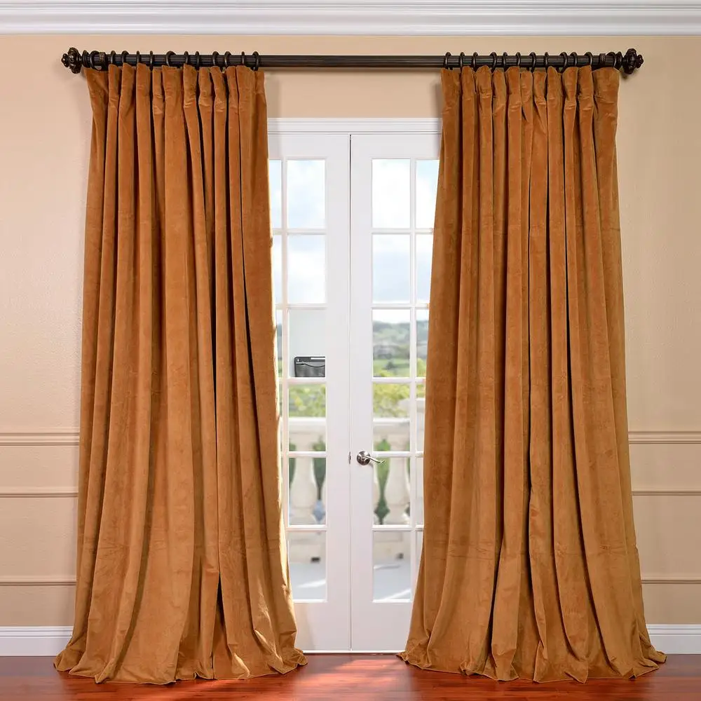 100 Polyester Fire Retardant Blackout Velvet Heavy Curtain Buy