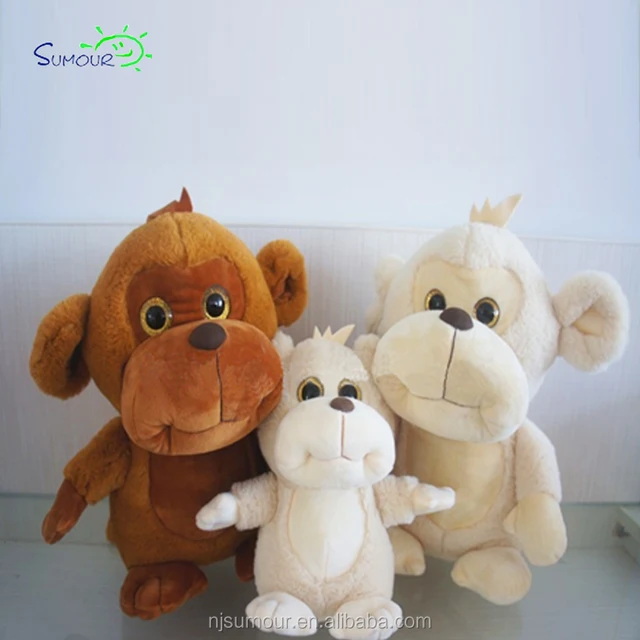 wholesale custom soft toy monkey valentine plush animal stuffed