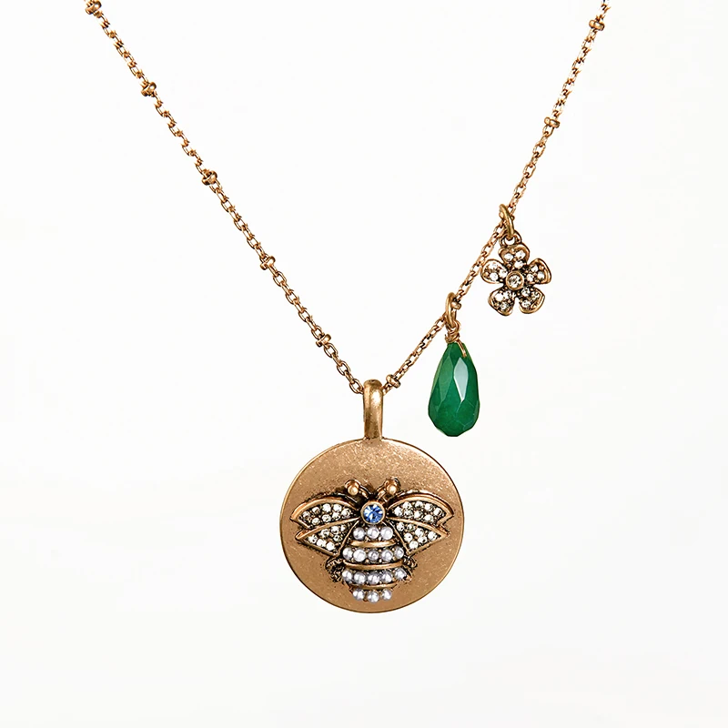 xl01430c Jewelry Factory Free Shipping Wholesale Women Fashion Stone Gold Flower Bee Sweater Chain Charm Pendant Necklace
xl01430c Jewelry Factory Free Shipping Wholesale Women Fashion Stone Gold Flower Bee Sweater Chain Charm Pendant Necklace