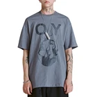 Custom logo streetwear oversized men's cotton t -shirt vintage t shirt OEM/wholesale