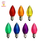 UL Waterproof Merry Christmas Multicolor Decoration LED Bulb C7 Christmas Light