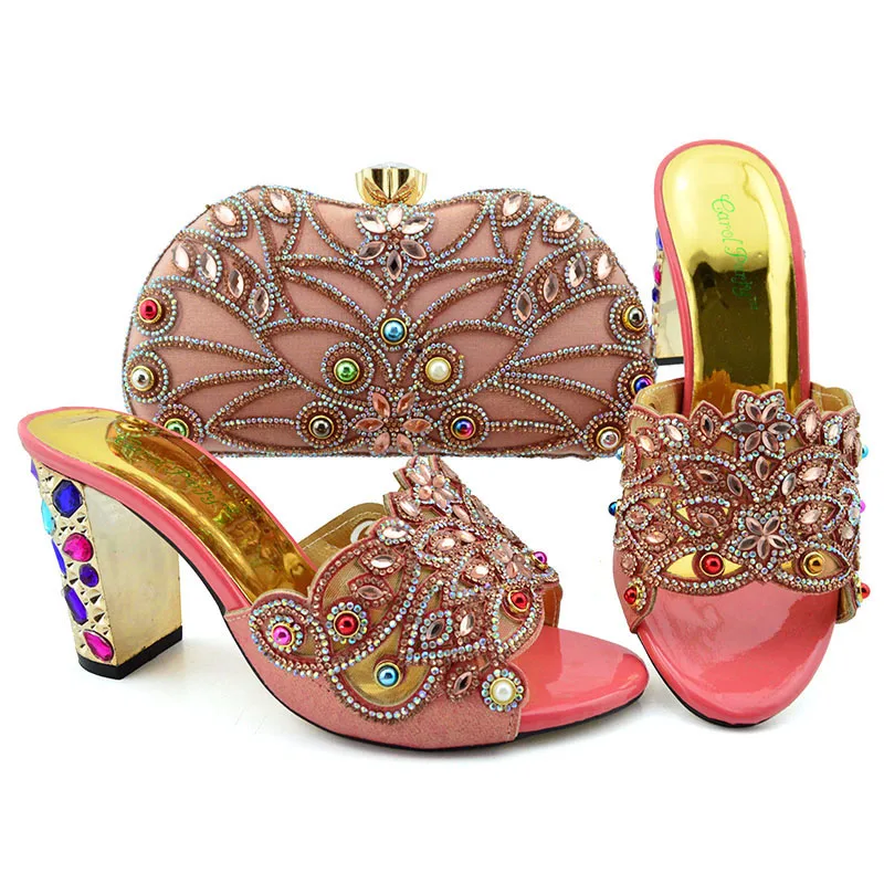 New arrival nigeria party shoes and bag set women high heel shoes 9cm peach sets bag and shoes GFN1902
New arrival nigeria party shoes and bag set women high heel shoes 9cm peach sets bag and shoes GFN1902