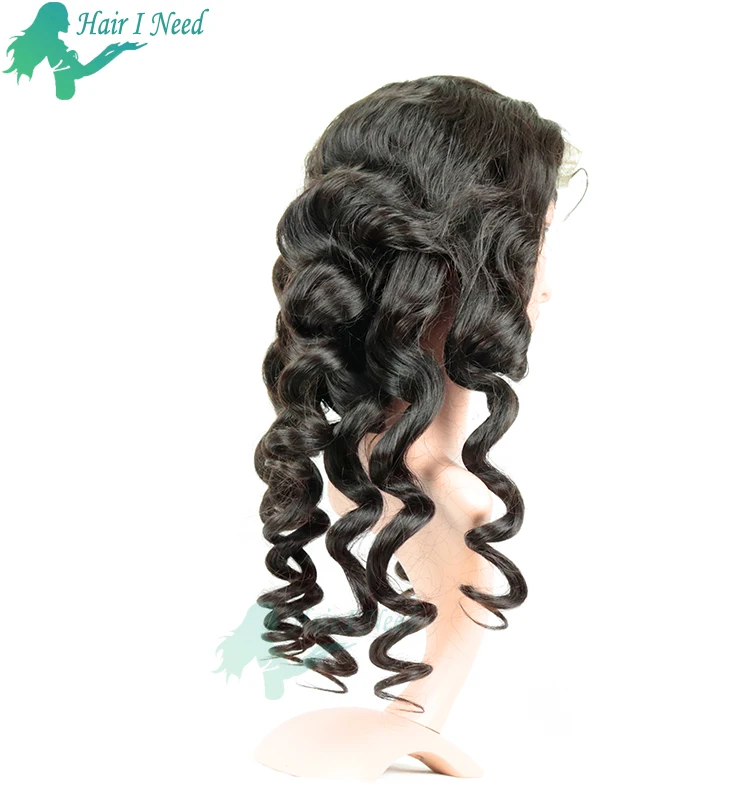 Lace Front Wig Bobby Curl Loose Wave Style Peruvian Hair View