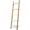 Low price of wood ladder shelf