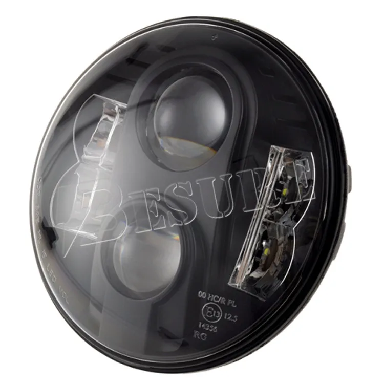 2019 Promotional USA Germany Popular Type Round LED Headlight 7" Inch LED Car/Motorcycle Accessories Sealed Beam Head Lamp