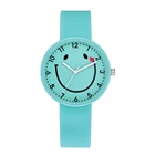 2019 Amazon Newest Hot Saling Qute Smile Face Silicone Watch for Children Teenagers girls