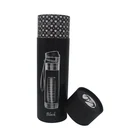 Chinese custom recycled black box paper tube for vacuum cup packing