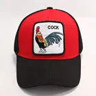 5 panel Unisex caps Breathable Mesh hats Embroidery animal Patch Baseball Cap Cotton Hip Hop Trucker cap